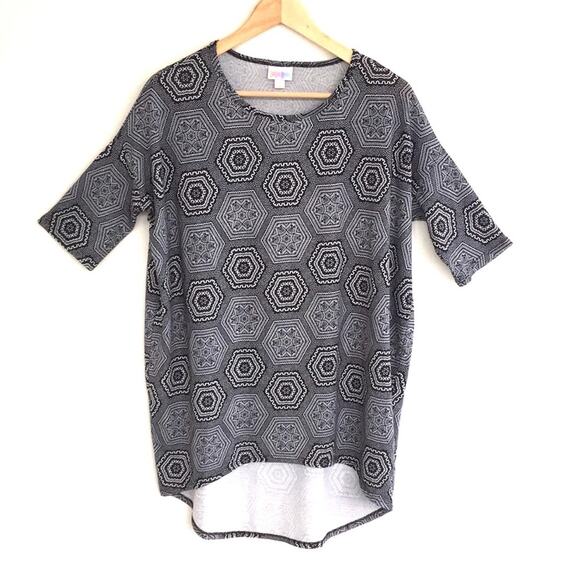 LulaRoe hi-low top size XXS black and white. EUC - Picture 1 of 6